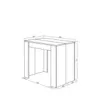 Mesa consola extensible | Blanco | 58/140x90x77cm