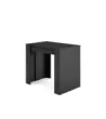 Mesa consola con extensible | Negro | 58/302x90x77cm