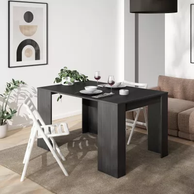 Mesa consola con extensible | Negro | 58/140x90x77cm