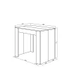 Mesa consola con extensible | Negro | 58/140x90x77cm