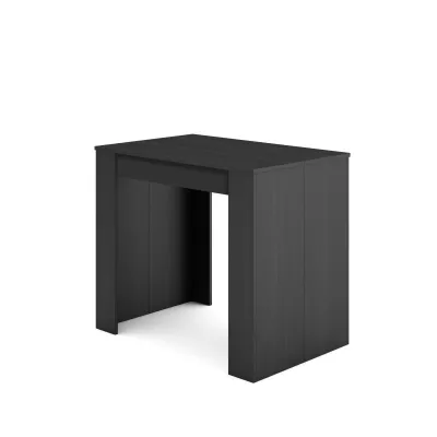 Mesa consola con extensible | Negro | 58/140x90x77cm
