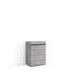 Cómoda con cajones | Gris Cemento | 57x35x75cm
