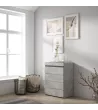 Cómoda con cajones | Gris Cemento | 57x35x75cm