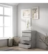 Cómoda con cajones | Gris Cemento | 57x35x75cm