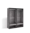 Dressing ouvert | Gris Ciment | 120x35x145cm