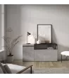 Aparador Diseño Industrial | Gris Cemento | 150x35x75cm
