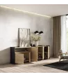 Aparador | Roble y negro | 260x80x37cm