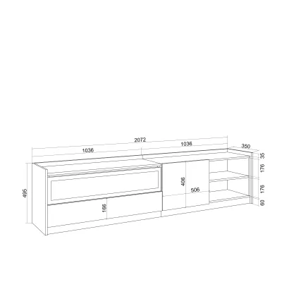 Meuble TV | Banc Télé| Skraut Home