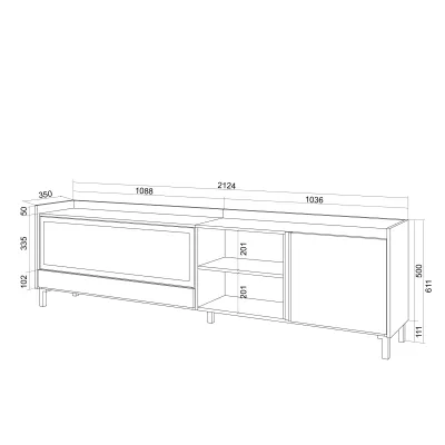 Meuble TV | Banc Télé| Skraut Home