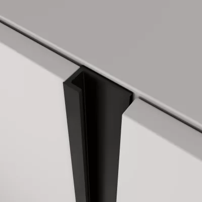 Mueble TV con chimenea eléctrica colgado beige 212x50x35cm