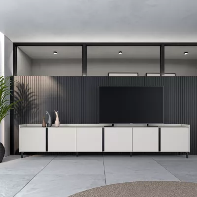 Meuble TV Beige style industriel