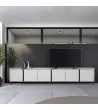 Meuble TV Beige style industriel