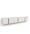 Mueble TV Beige suspendido