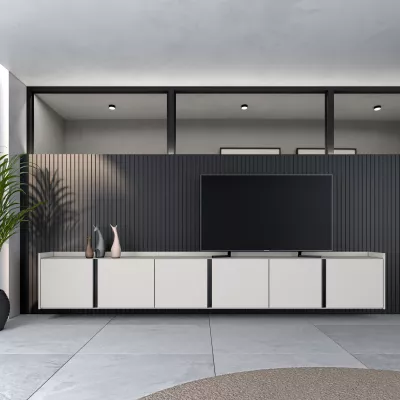 Mueble TV Beige suspendido
