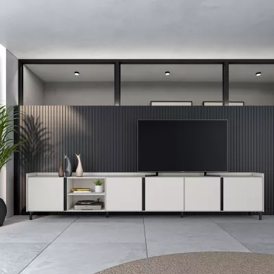 Meuble TV Beige design industriel