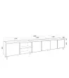 Meuble TV Beige design industriel