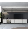 Mueble TV con suspensión Beige
