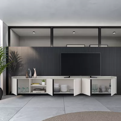 Meuble TV suspendu Beige