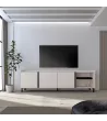 Mueble TV industrial beige 207x35x61cm