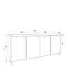 Buffet salon et cuisine| Skraut Home