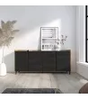 Aparador Diseño industrial | Negro y roble