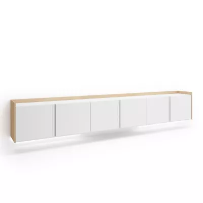 Meuble TV suspendu avec éclairage LED