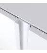 Mueble TV con chimenea eléctrica blanco y roble 315x61x35cm