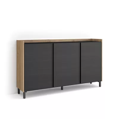 Aparador con luces LED estilo industrial