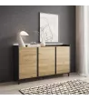 Buffet avec lumières LED style industriel