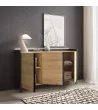 Buffet avec lumières LED style industriel