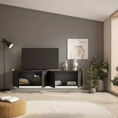 Meuble TV suspendu avec LED