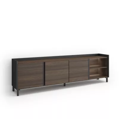 Mueble TV con luces LED estilo industrial