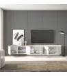 Mueble TV suspendido con luces LED