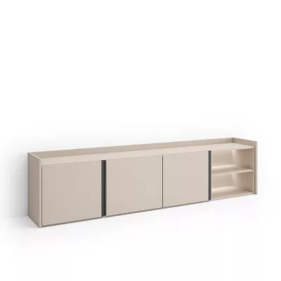 Mueble TV con luces LED Beige