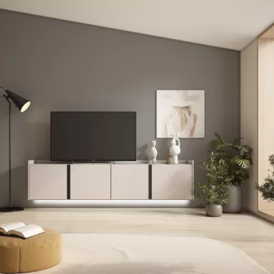 Mueble TV suspendido y con luces LED