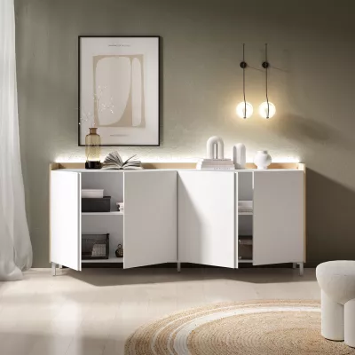 Aparador con LED diseño industrial