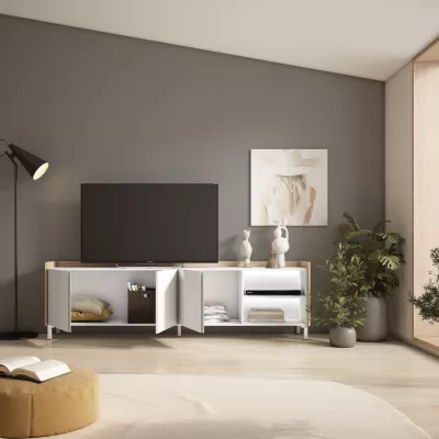 Mueble TV con LED estilo industrial