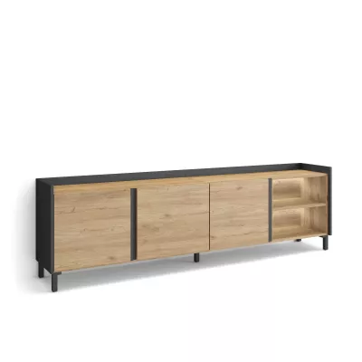 Mueble TV con LED estilo industrial