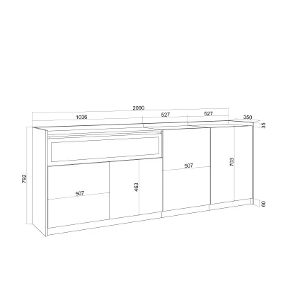 Buffet salon et cuisine| Skraut Home